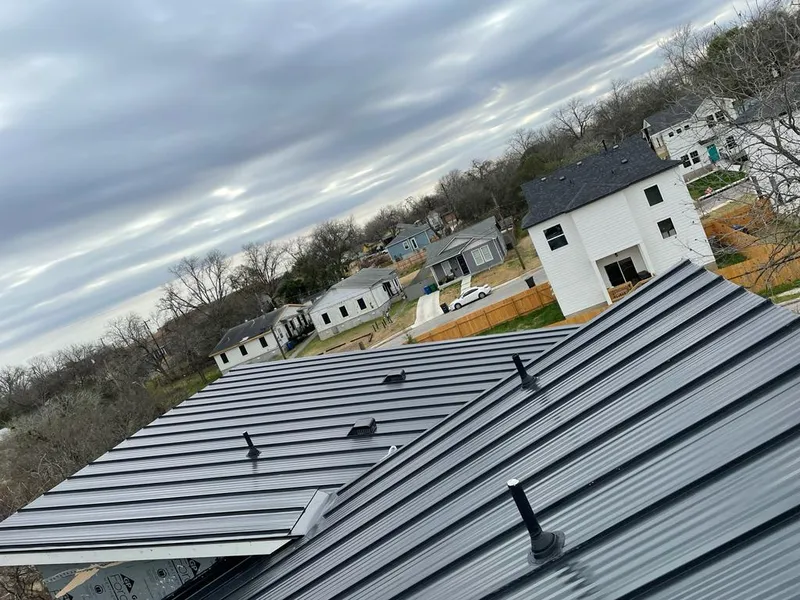 Standing seam metal roof panels with vents for Skylight Repair in Cookeville